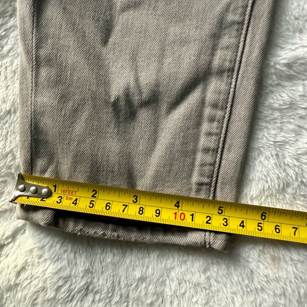 American Eagle Outfitters Women's Light Gray Ripped Skinny Jeans Sz 6 - Picture 11 of 12